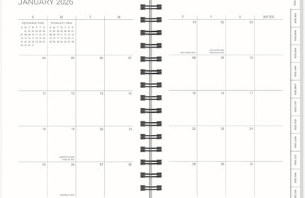 Agenda 2026 Anillada Sem Vista 17M - Stone Agatha