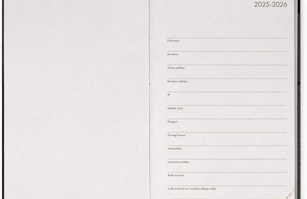 Agenda 2026 Mediana Sem Vista 16 M - Grafito