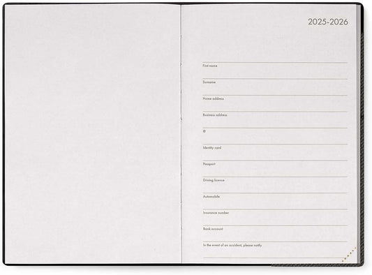 Agenda 2026 Mediana Sem Vista 16 M - Grafito