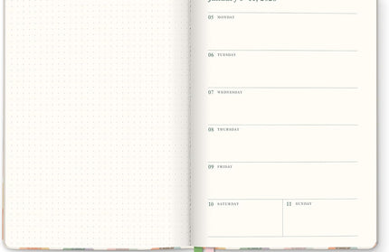 Agenda 2026 Sem Vista 17M - Checkered Colores