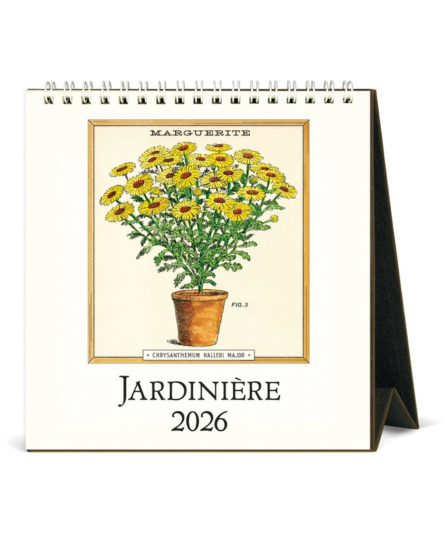 Calendario 2026 Escritorio 12M - Jardiniere