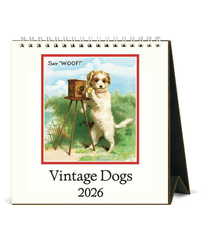 Calendario 2026 Escritorio 12M - Dogs