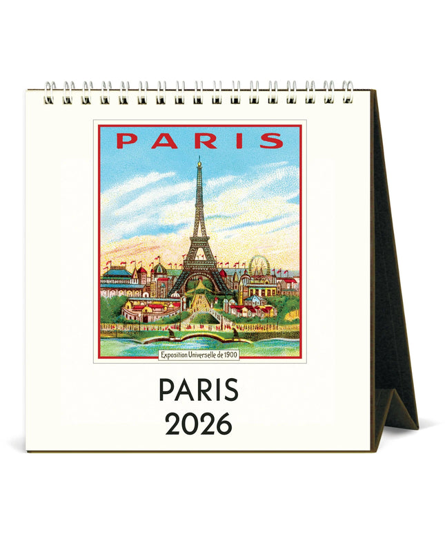 Calendario 2026 Escritorio 12M - Paris