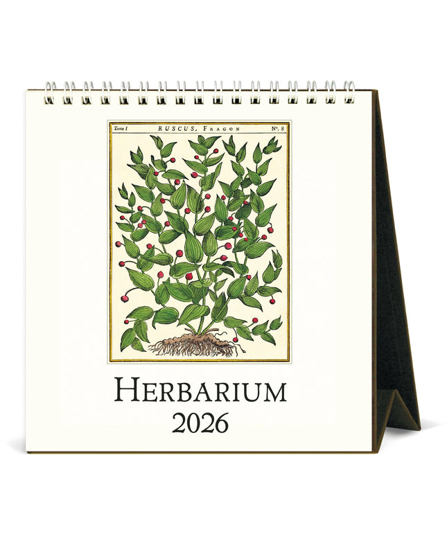 Calendario 2026 Escritorio 12M - Herbarium