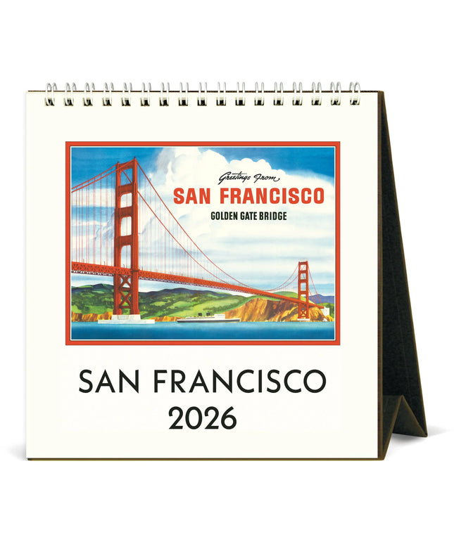 Calendario 2026 Escritorio 12M - San Francisco