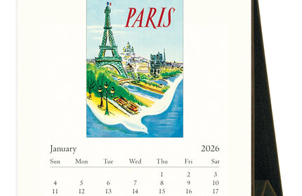 Calendario 2026 Escritorio 12M - Paris