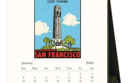 Calendario 2026 Escritorio 12M - San Francisco