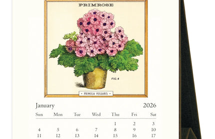 Calendario 2026 Escritorio 12M - Jardiniere
