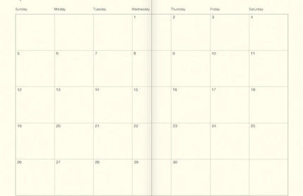 Agenda 2026 Sem Vista 12M - Language of Flowers