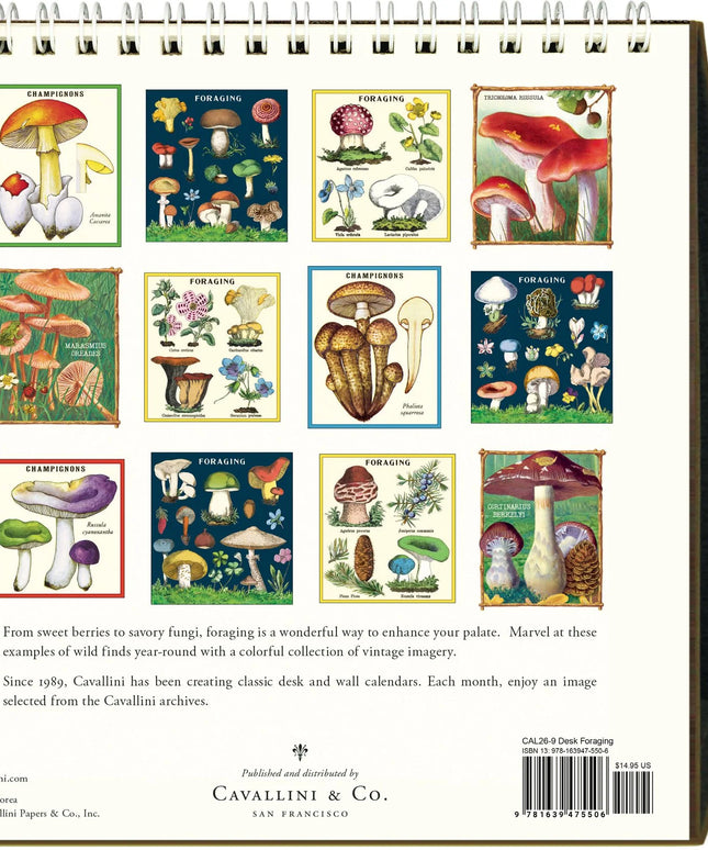 Calendario 2026 Escritorio 12M - Foraging