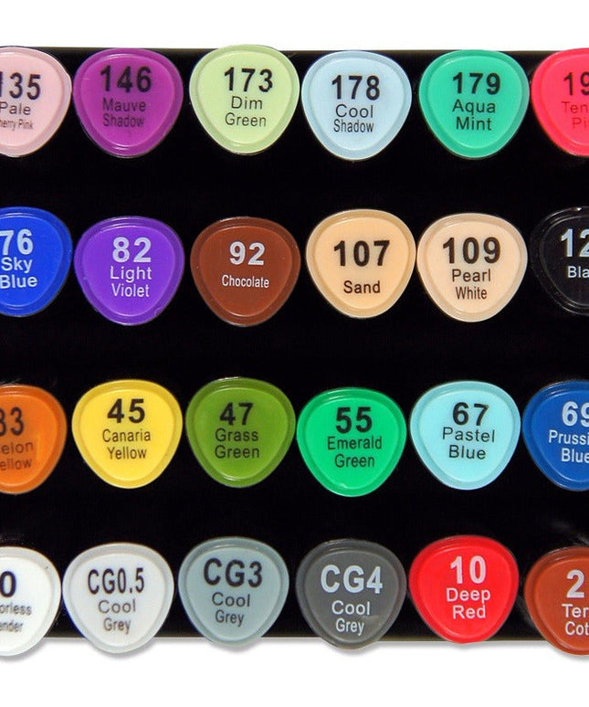 Set Plumones Doble Punta Varios Colores