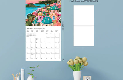 Calendario 2026 Pared 12M - Around the World