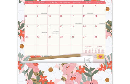 Calendario 2026 12M Con Bolsillos - Secret Garden