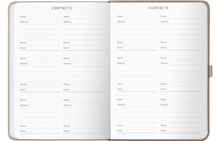 Agenda 2026 Mediana 12M Sem Vista - Caramelo