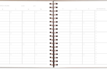 Agenda sin Fecha Mensual - Noveau Blossom