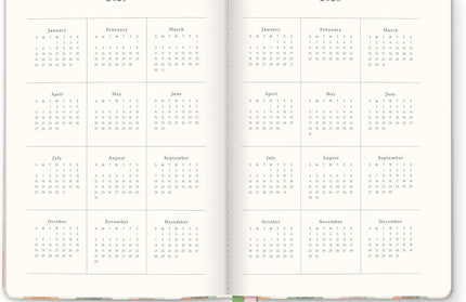 Agenda 2026 Sem Vista 17M - Checkered Colores