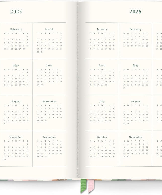 Agenda 2026 Sem Vista 17M - Checkered Colores