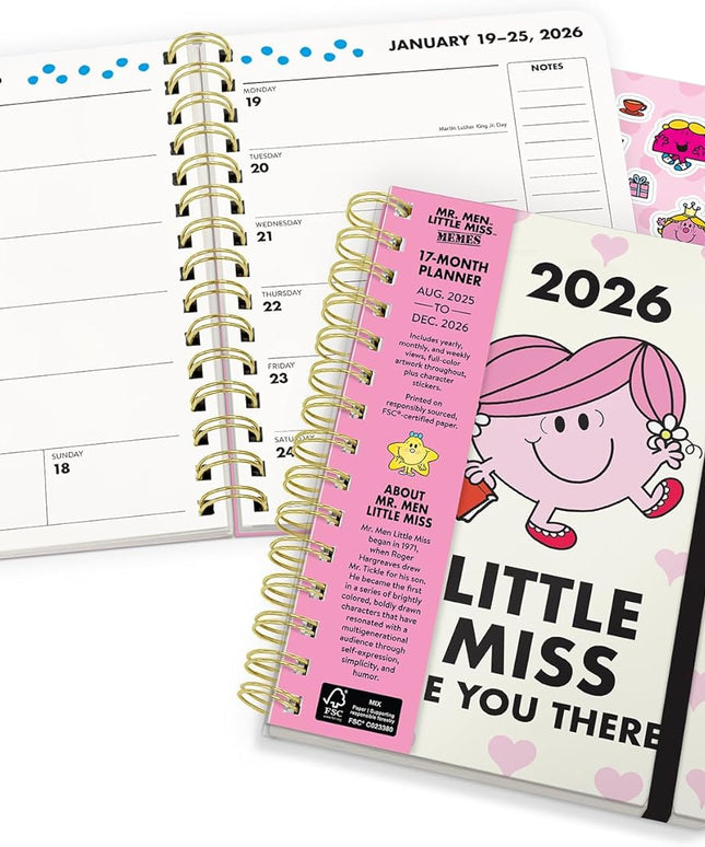 Agenda 2026 Anillada Sem Vista 17M - Little Miss