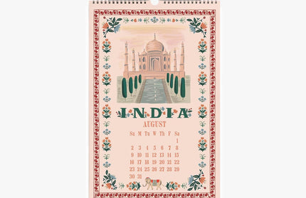 Calendarios 2026 Pared 12M - Travel