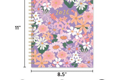 Agenda 2026 XL Sem Vista 17M - Secret Garden