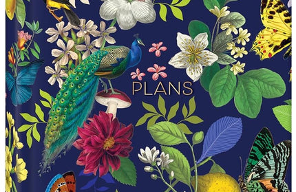 Agenda Semanal Sin Fechas - Floral Vintage Foil Dorado
