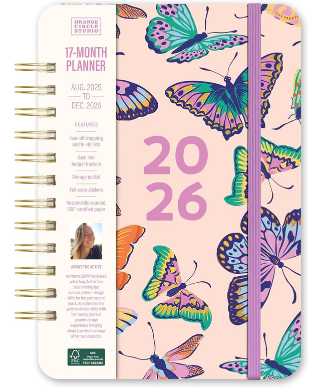 Agenda 2026 Anillada Sem Vista 17M - Mariposas