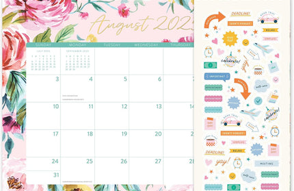 Calendario 2026 Pared 17M - Bella Flora