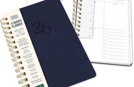 Agenda 2026 Anillada Sem Vista 17M - Azul Agatha