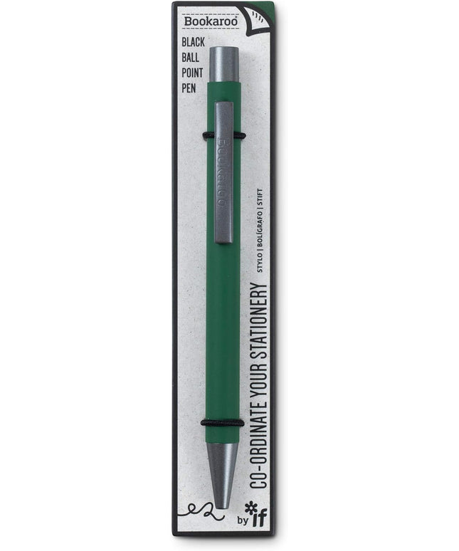 Bolígrafo Tinta Negra - Verde Oscuro