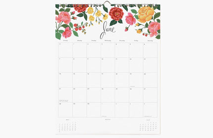 Calendarios 2026 Pared 12M - Dahlia