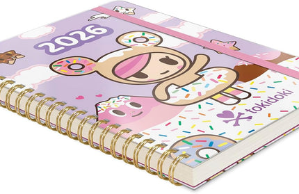 Agenda 2026 Anillada Sem Vista 17M - Tokidoki Donutella