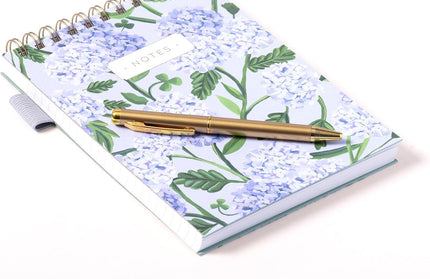 Block de Notas Anillado con Boligrafo - Hydrangea