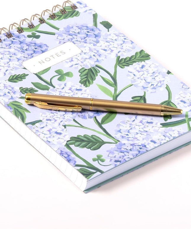 Block de Notas Anillado con Boligrafo - Hydrangea