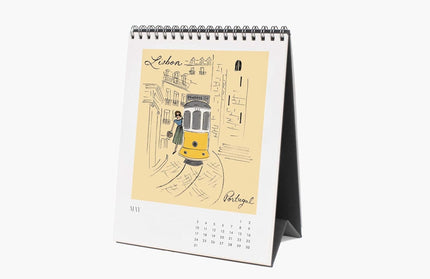 Calendarios 2026 Escritorio 12M - Travel