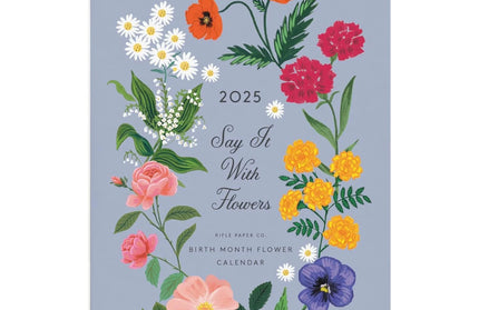 Calendario Pared 2025 12M - Say It With Flowers