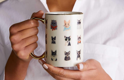 Taza Porcelana Cool Cats