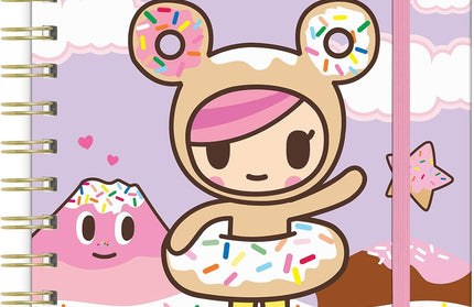 Agenda 2026 Anillada Sem Vista 17M - Tokidoki Donutella