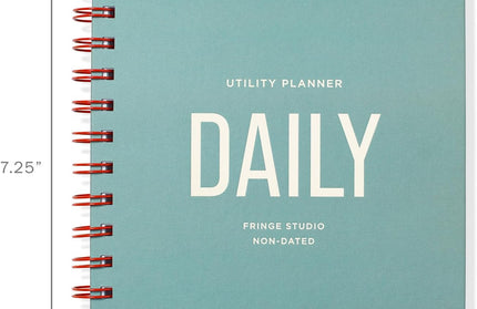 Agenda sin Fecha Diaria - Utility Azul