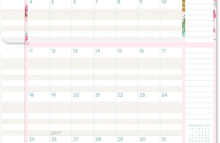 Calendario 2026 Pared 17M - Bella Flora