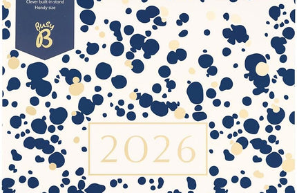 Calendario 2026 Escritorio 12M - Azul Spray