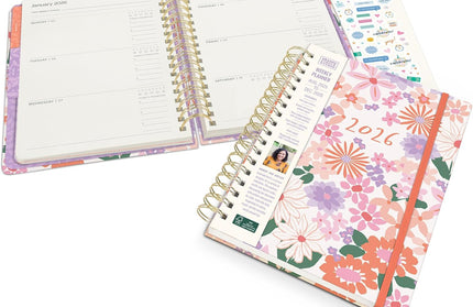 Agenda 2026 Sem Vista TriTab 17M - Secret Garden