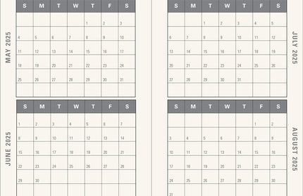Agenda 2025 Sem Vista 16M - Mushrooms