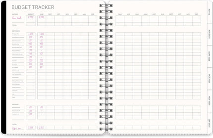 Agenda 2026 Anillada Sem Vista 17M - Negro Baxter