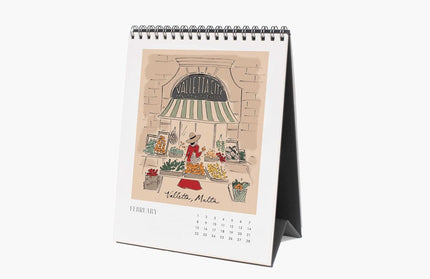 Calendarios 2026 Escritorio 12M - Travel