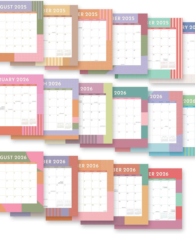 Calendario 2026 Magnético 17M - Color Block