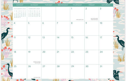 Calendario 2026 Magnético 17M - Mariposas