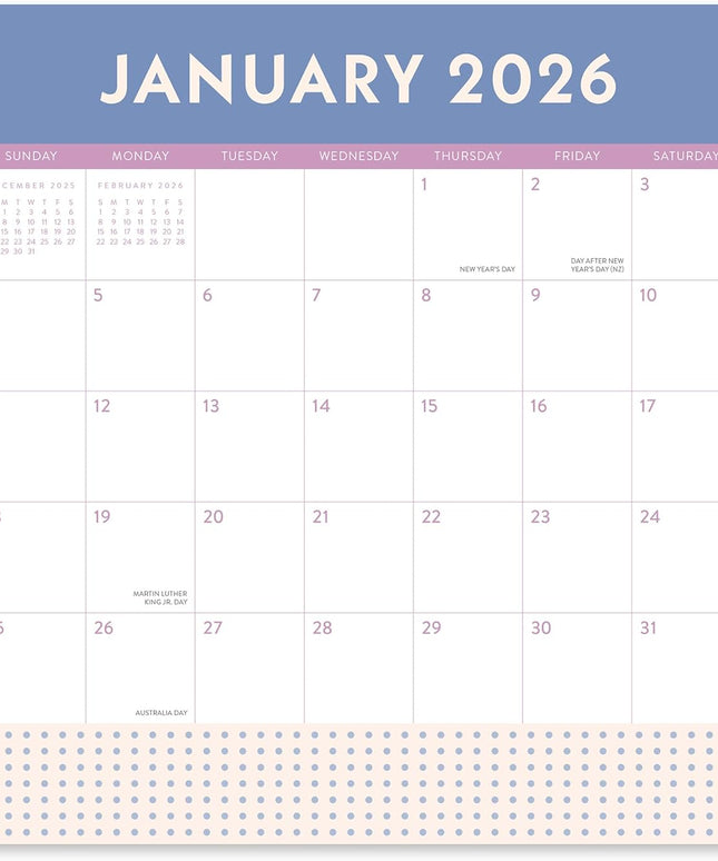 Calendario 2026 Magnético 17M - Color Block