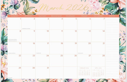 Calendario 2026 Escritorio 17M - Bella Flora