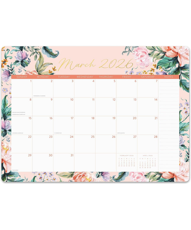 Calendario 2026 Escritorio 17M - Bella Flora