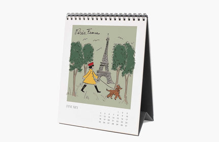 Calendarios 2026 Escritorio 12M - Travel